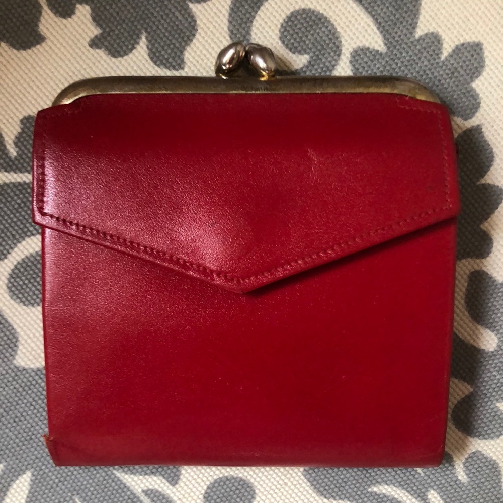 Vintage red wallet